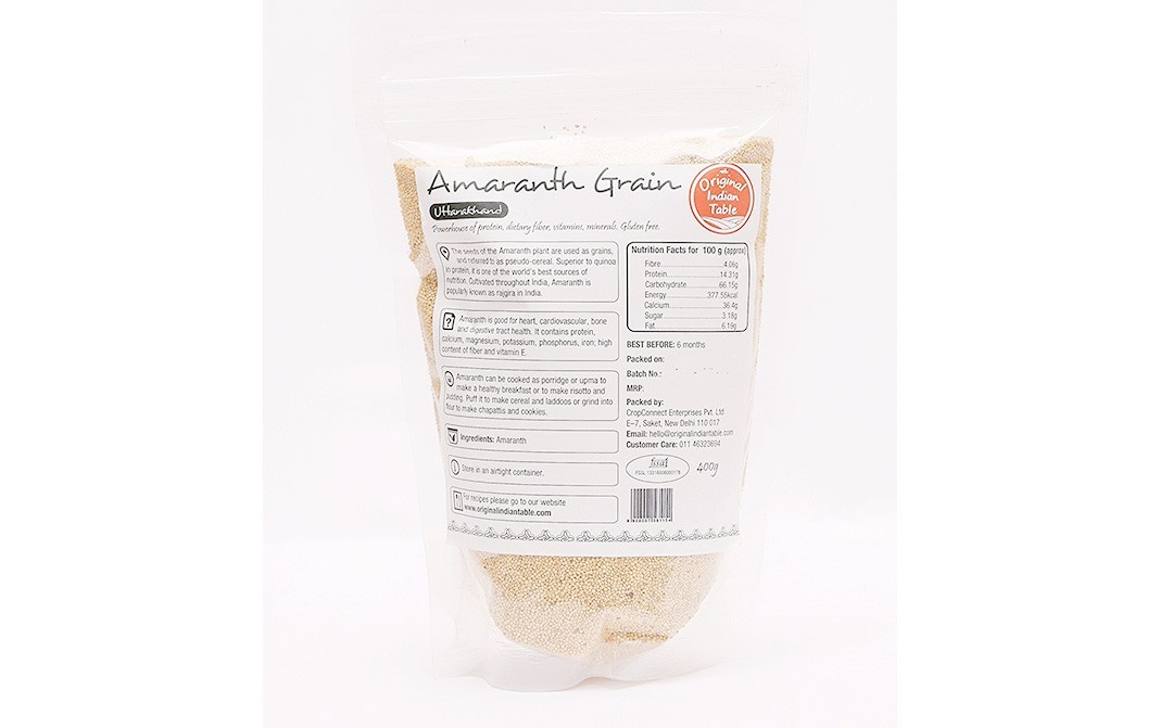 Original Indian Table Amaranth Grain    Pack  400 grams